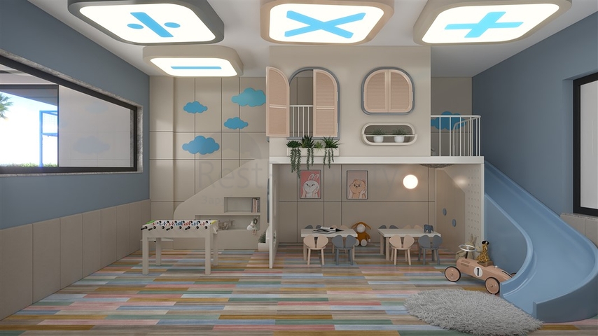 Premium-Wohnkomplex-Projekt mit Infrastruktur in Mahmutlar