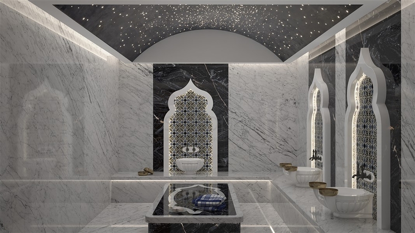 Premium-Wohnkomplex-Projekt mit Infrastruktur in Mahmutlar