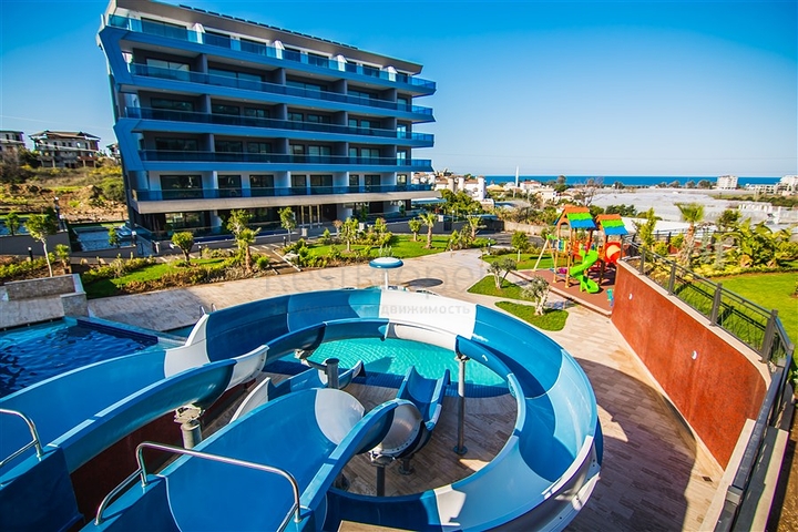 Wohnung in einem 1+1 Luxus-Komplex im Stadtteil Kargicak