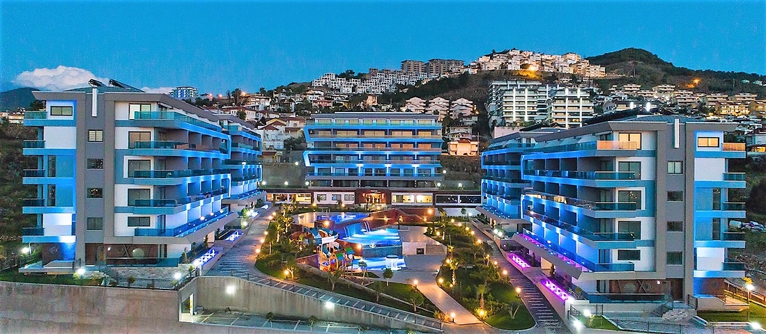 Wohnung in einem 1+1 Luxus-Komplex im Stadtteil Kargicak