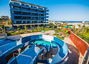 Wohnung in einem 1+1 Luxus-Komplex im Stadtteil Kargicak