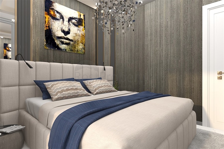 Neues Projekt einer exklusiven Villa im Stadtteil Kargicak Neues Projekt einer exklusiven Villa im Stadtteil Kargicak