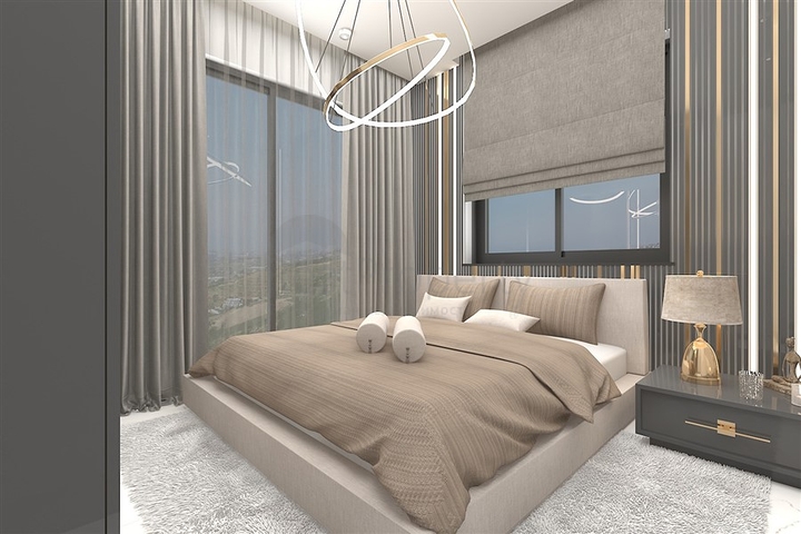 Neues Projekt einer exklusiven Villa im Stadtteil Kargicak Neues Projekt einer exklusiven Villa im Stadtteil Kargicak