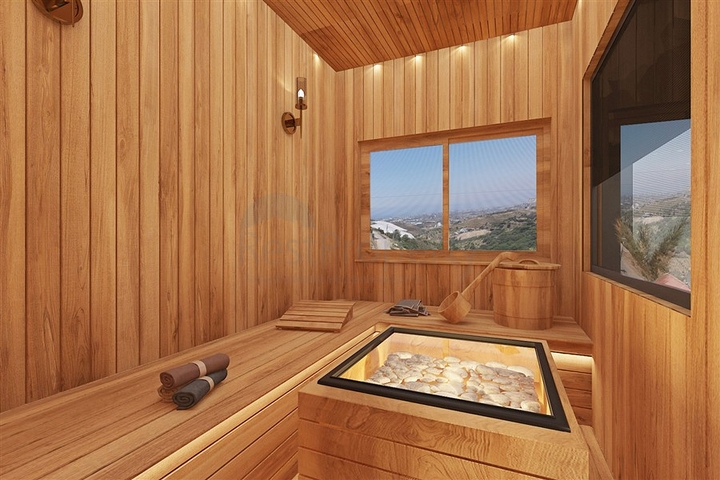 Neues Projekt einer exklusiven Villa im Stadtteil Kargicak Neues Projekt einer exklusiven Villa im Stadtteil Kargicak