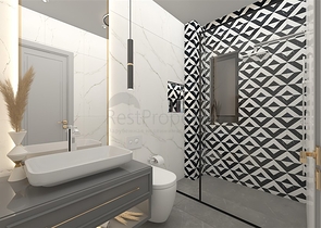 Neues Projekt einer exklusiven Villa im Stadtteil Kargicak Neues Projekt einer exklusiven Villa im Stadtteil Kargicak