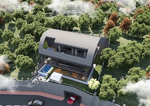 Neues Projekt einer exklusiven Villa im Stadtteil Kargicak Neues Projekt einer exklusiven Villa im Stadtteil Kargicak