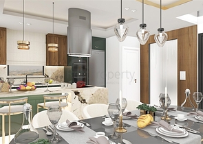 Neues Projekt einer exklusiven Villa im Stadtteil Kargicak Neues Projekt einer exklusiven Villa im Stadtteil Kargicak