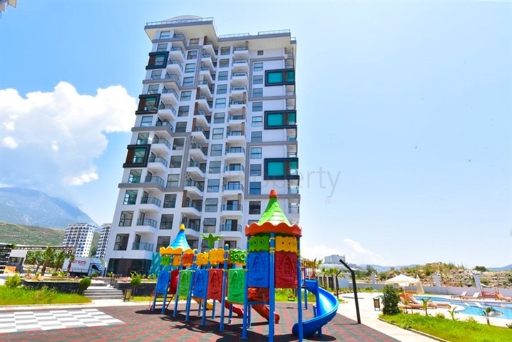 1+1 Wohnung in einem neuen Komplex im Stadtteil Mahmutlar