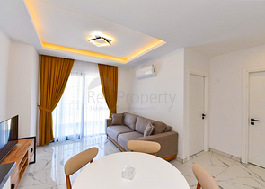 1+1 Wohnung in einem neuen Komplex im Stadtteil Mahmutlar