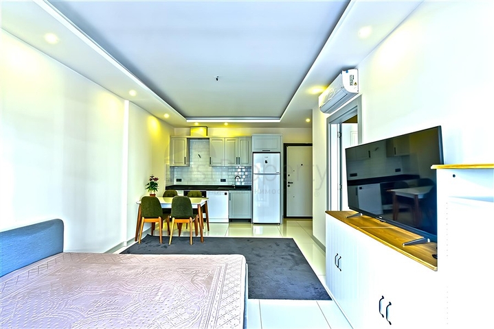 Apartment mit 1+1 Grundriss in einem modernen Komplex im Stadtteil Oba