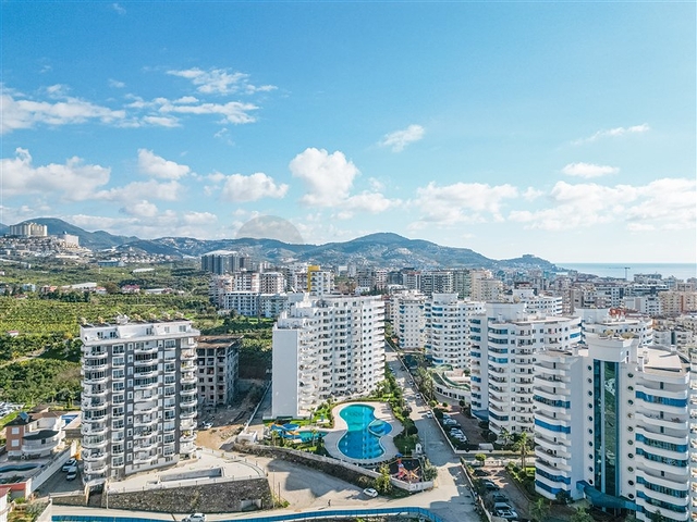 Zweizimmerwohnung mit Möbeln im Stadtteil Mahmutlar