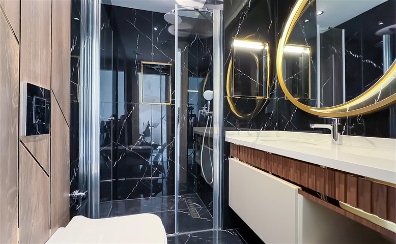 1+1 Wohnung in der Gegend von Tosmur von einem der besten Entwickler von Alanya