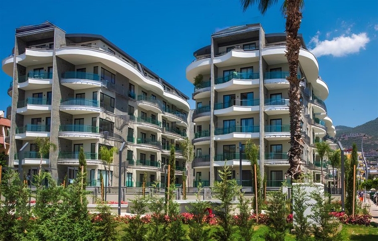 1+1 Wohnung in einem Premium-Komplex im Zentrum von Alanya 