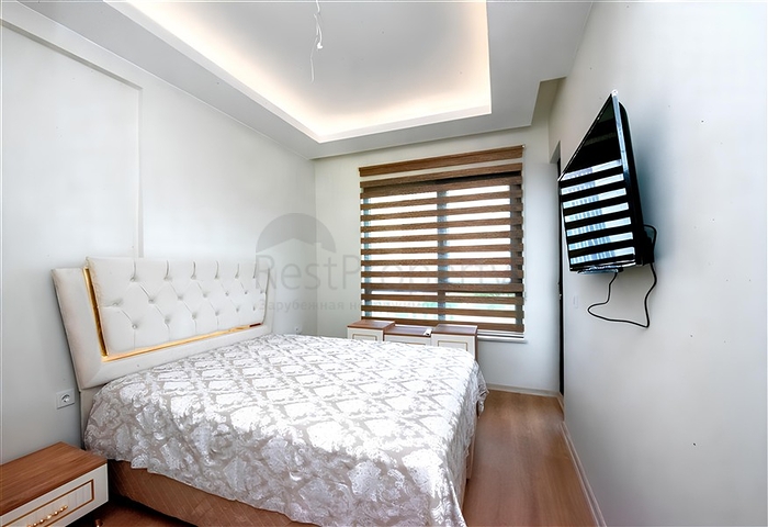 1+1 Wohnung in einer neuen Wohnanlage im Bezirk Mahmutlar