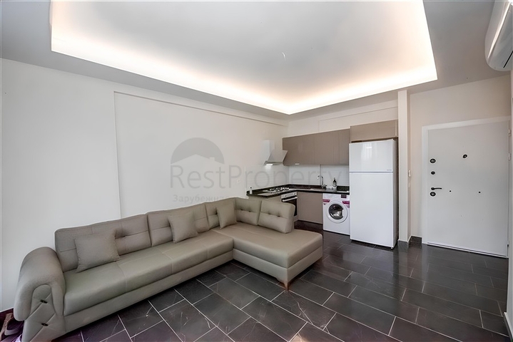 1+1 Wohnung in einer neuen Wohnanlage im Bezirk Mahmutlar