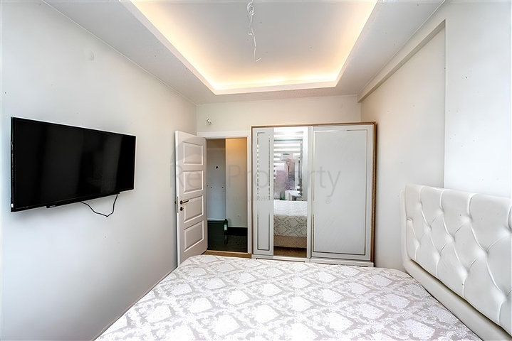 1+1 Wohnung in einer neuen Wohnanlage im Bezirk Mahmutlar