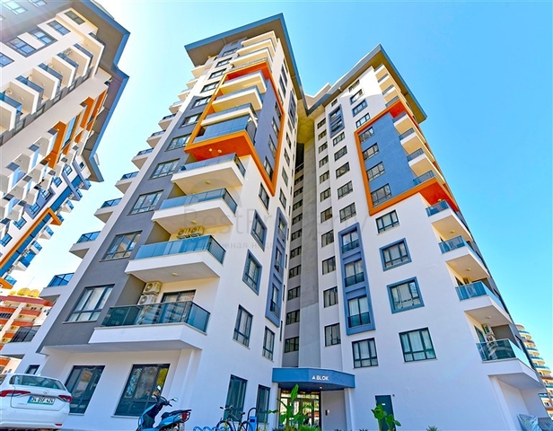 1+1 Wohnung in einer neuen Wohnanlage im Bezirk Mahmutlar