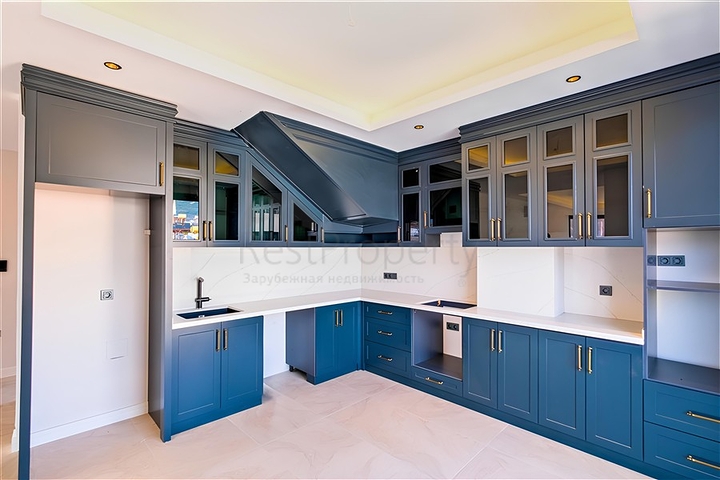 4+1 Penthouse mit Meerblick an der ersten Küste