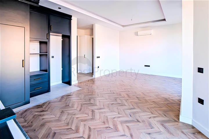 Penthouse 2+1 20 m vom Meer entfernt im Zentrum von Alanya