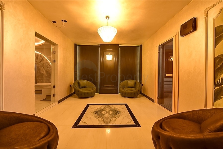 Penthouse 2+1 20 m vom Meer entfernt im Zentrum von Alanya