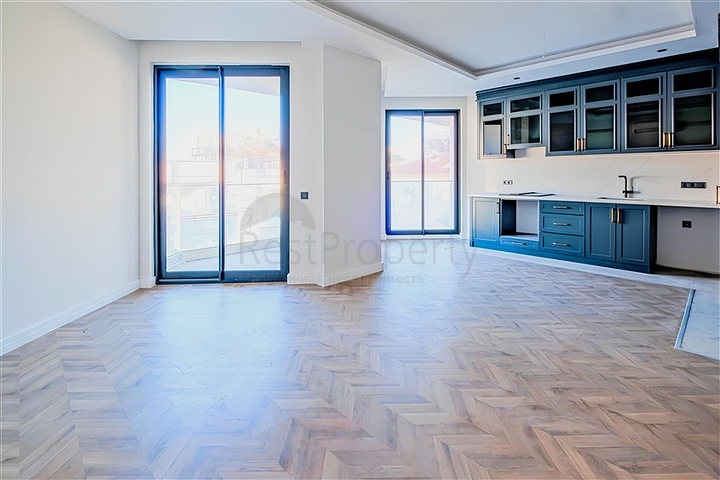 Penthouse 2+1 20 m vom Meer entfernt im Zentrum von Alanya