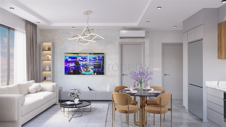 Neues Projekt im Zentrum von Alanya mit Meerblick