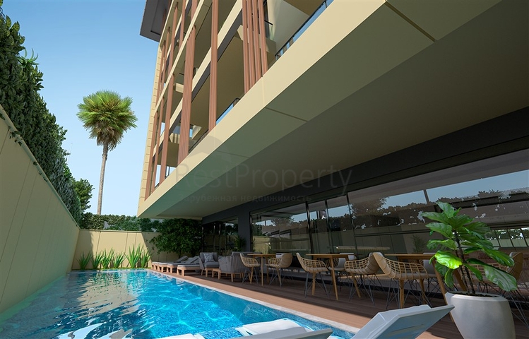 Neues Projekt im Zentrum von Alanya mit Meerblick