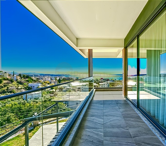 Komplex von luxuriösen Villen mit Meerblick in Avsallar