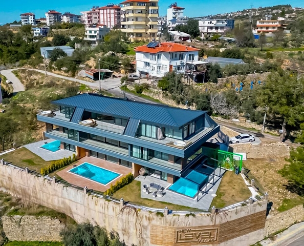 Komplex von luxuriösen Villen mit Meerblick in Avsallar