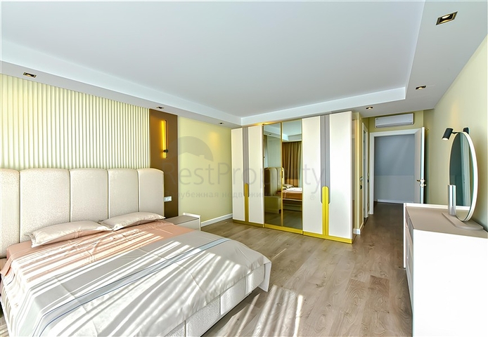 Komplex von luxuriösen Villen mit Meerblick in Avsallar