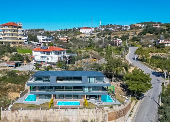 Komplex von luxuriösen Villen mit Meerblick in Avsallar