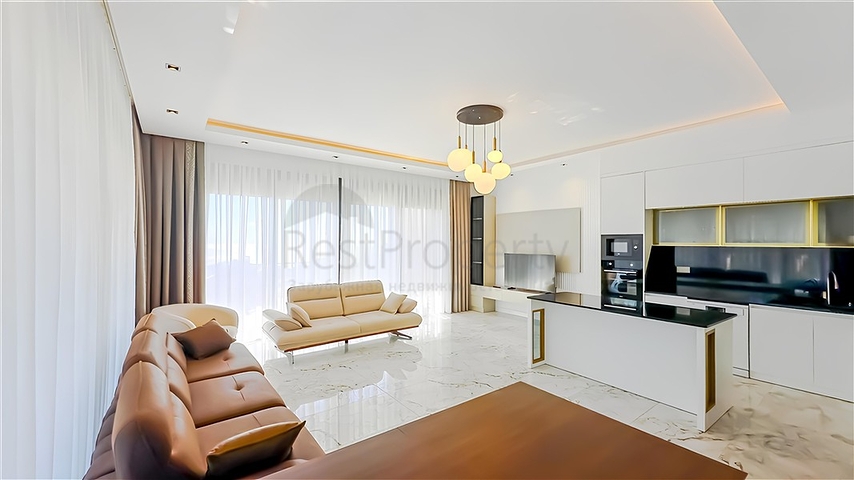 Komplex von luxuriösen Villen mit Meerblick in Avsallar