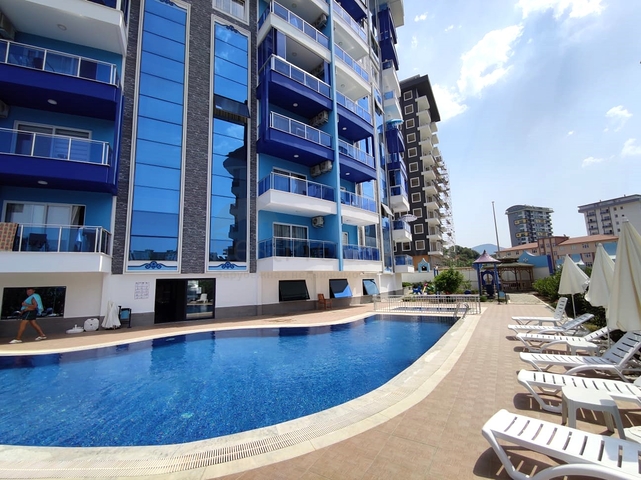 Möblierte 1+1-Wohnung 700 m vom Meer entfernt