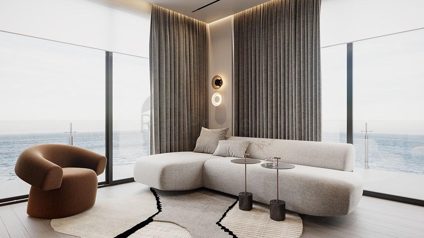 1+1-Wohnung in einem Luxus-Komplex an der ersten Küste