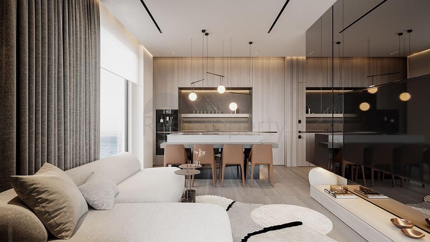 1+1-Wohnung in einem Luxus-Komplex an der ersten Küste