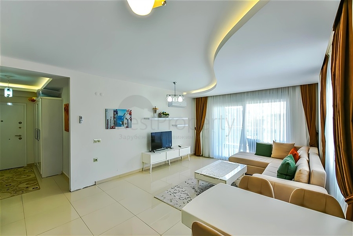 Zweizimmerwohnung in Mahmutlar 350 m vom Meer entfernt