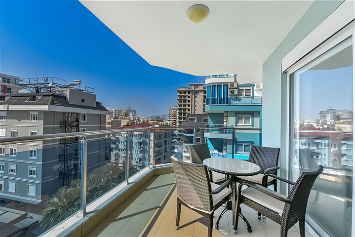 Zweizimmerwohnung in Mahmutlar 350 m vom Meer entfernt