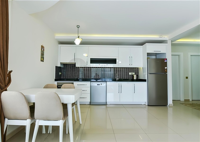 Zweizimmerwohnung in Mahmutlar 350 m vom Meer entfernt