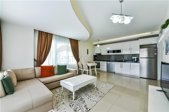 Zweizimmerwohnung in Mahmutlar 350 m vom Meer entfernt