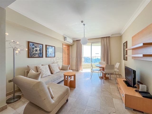 2+1 Meerblick-Wohnung in einer Anlage mit Hotelinfrastruktur im Bezirk Kargicak/Alanya