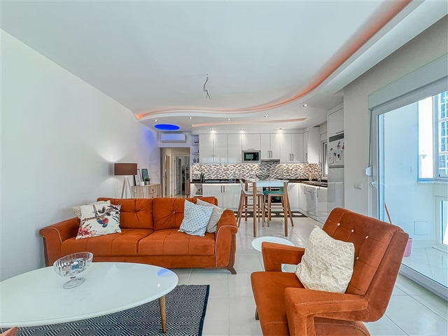 Möblierte Zweizimmerwohnung im Stadtteil Mahmutlar