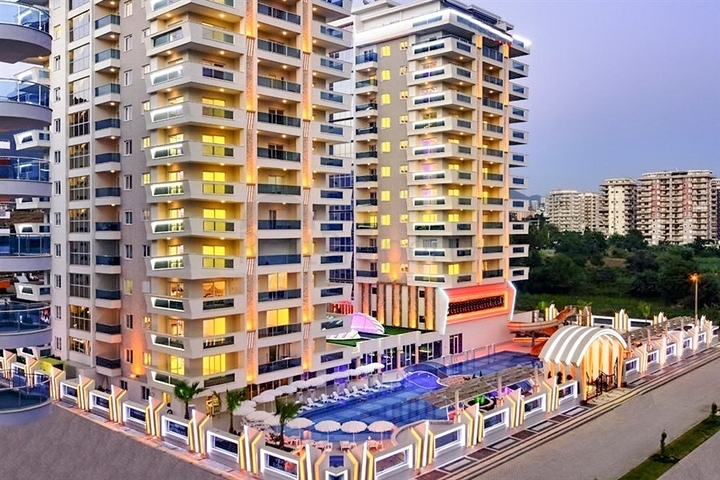 Möblierte Zweizimmerwohnung im Stadtteil Mahmutlar