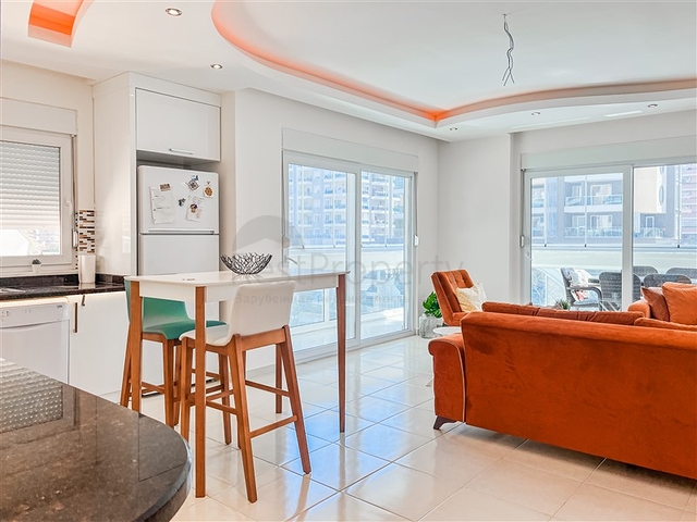 Möblierte Zweizimmerwohnung im Stadtteil Mahmutlar