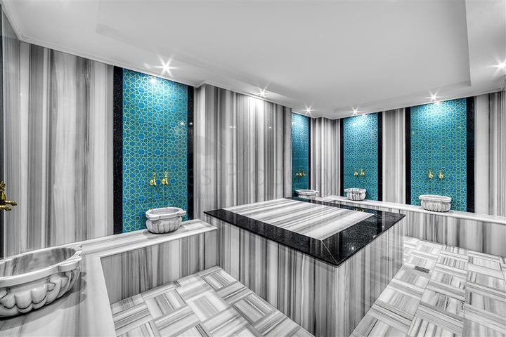 Zweizimmerwohnung in einem neuen Projekt mit entwickelter Infrastruktur in Avsallar