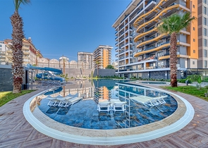 Zweizimmerwohnung in einem neuen Projekt mit entwickelter Infrastruktur in Avsallar