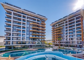 Zweizimmerwohnung in einem neuen Projekt mit entwickelter Infrastruktur in Avsallar