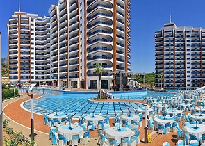 Zweizimmerwohnung in einer Elite Anlage des Bezirks Mahmutlar/Alanya