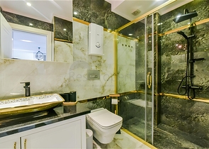 Edle 1+1 Wohnung mit Meerblick in einer hochwertigen Anlage im Stadtteil Kargicak