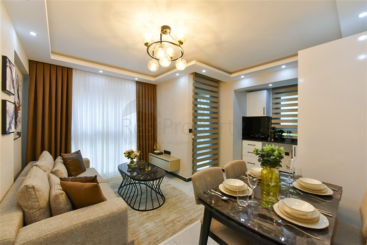 Zweizimmerwohnung 200 m vom Meer entfernt in der Nähe von Kleopatra Beach 