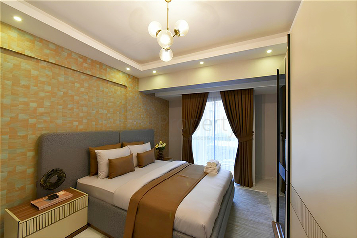 Moderne, neue Wohnung 2+1 im Cleopatra-Viertel von Alanya